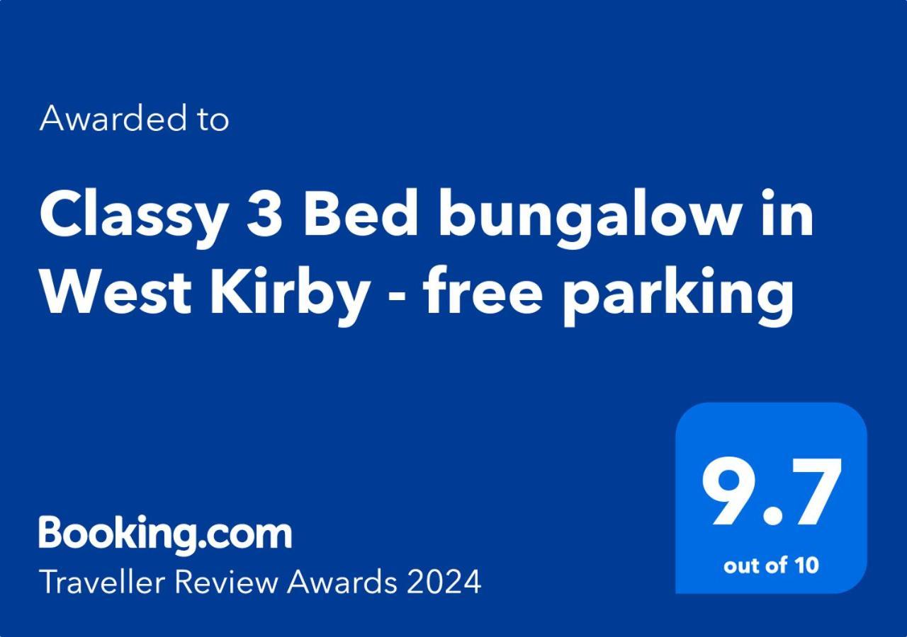 Cosy 3Bed Bungalow In West Kirby, Free Parking Frankby Екстер'єр фото